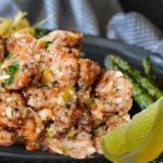 Butter garlic chicken bites – juicy chicken cooked in buttery garlic sauce